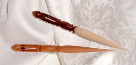 Birdcage style, Cherry & Walnut/Maple, 0.4" D x 6" L, $52.00 --SOLD --