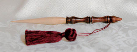 Turned, Walnut/Maple, $38.00, Tassel $5.00 