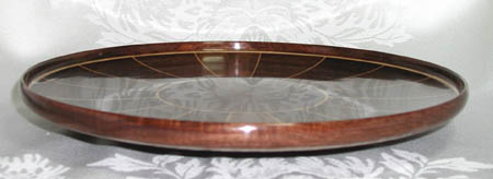 Segmented platter, side view 