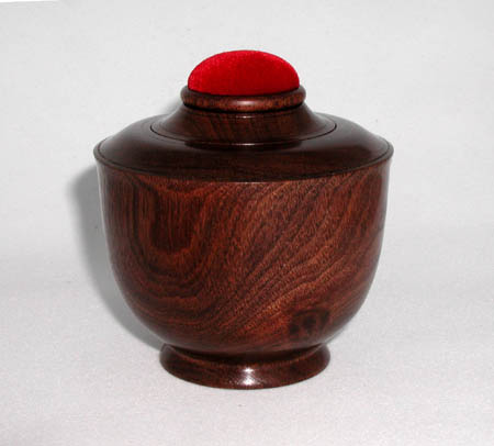 Walnut, 3.5" D x 3.25" H, $75.00