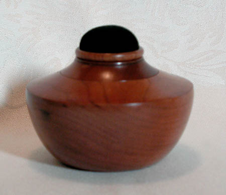 Cherry, oriental style, 4" D x 2.25" H, $75.00 