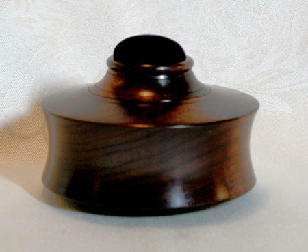 Walnut, 4.5" D x 2.5" H, $75.00 