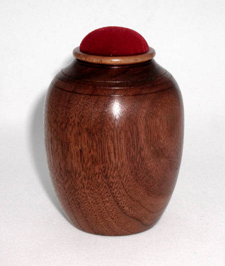 Walnut, 2.6" D x 3.5" H, $75.00 